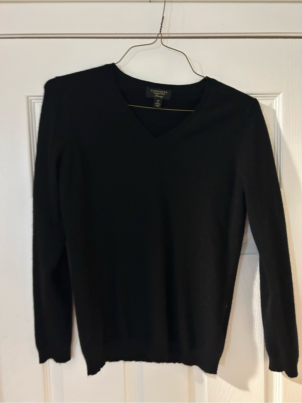 Charter Club Black V-Neck women’s  Sweater - Picture 4 of 4
